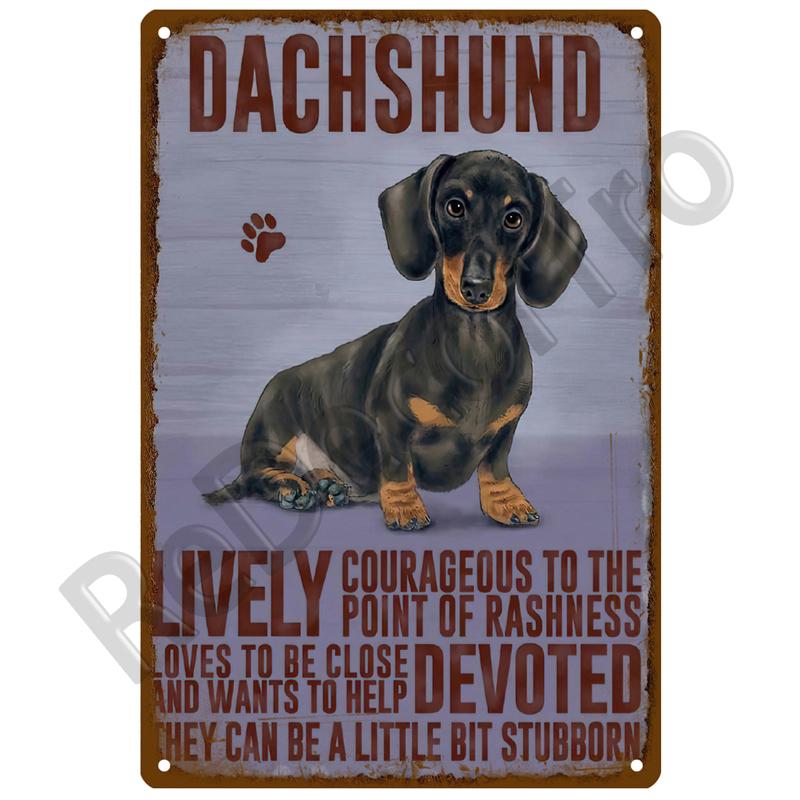 Retro Black Cat Metal Vintage Poster Funny Dog Wall Art Pet Sign Cafe Mural Plaque Metal Sign Tin Sign Plate Bathroom Home Decor