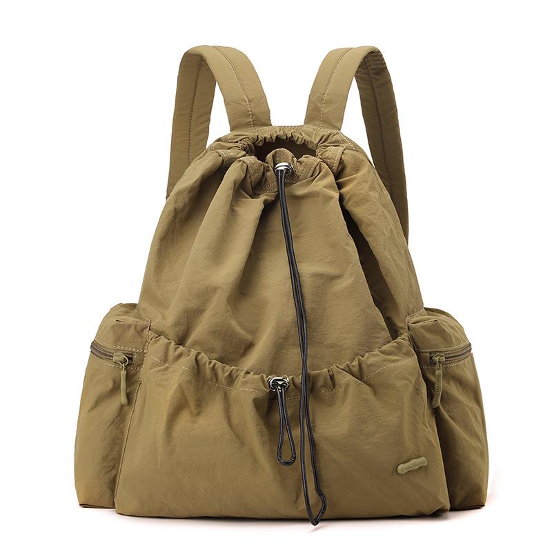 New Women's Large Capacity Backpack Drawstring Lightweight Sports Badminton Bag