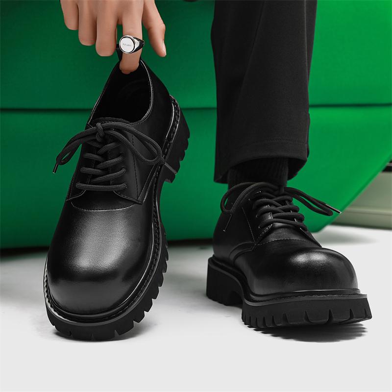 FashionPlatform Designer Style Dress Shoes for Men Brand New Business Casual Slip on Leather Shoes for Men Wedding Party Shoes