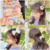 8Pcs/Set Sweet Big Bow Flower Elastic Hairbands Children Girls Hair Ties Fashion Headbands Hair Accessories Rubber Band For Kid