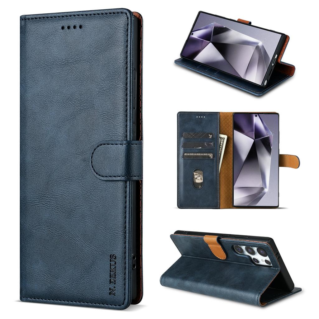 For Samsung Galaxy S25 Ultra Stand Case PU Leather Wallet Phone Cover