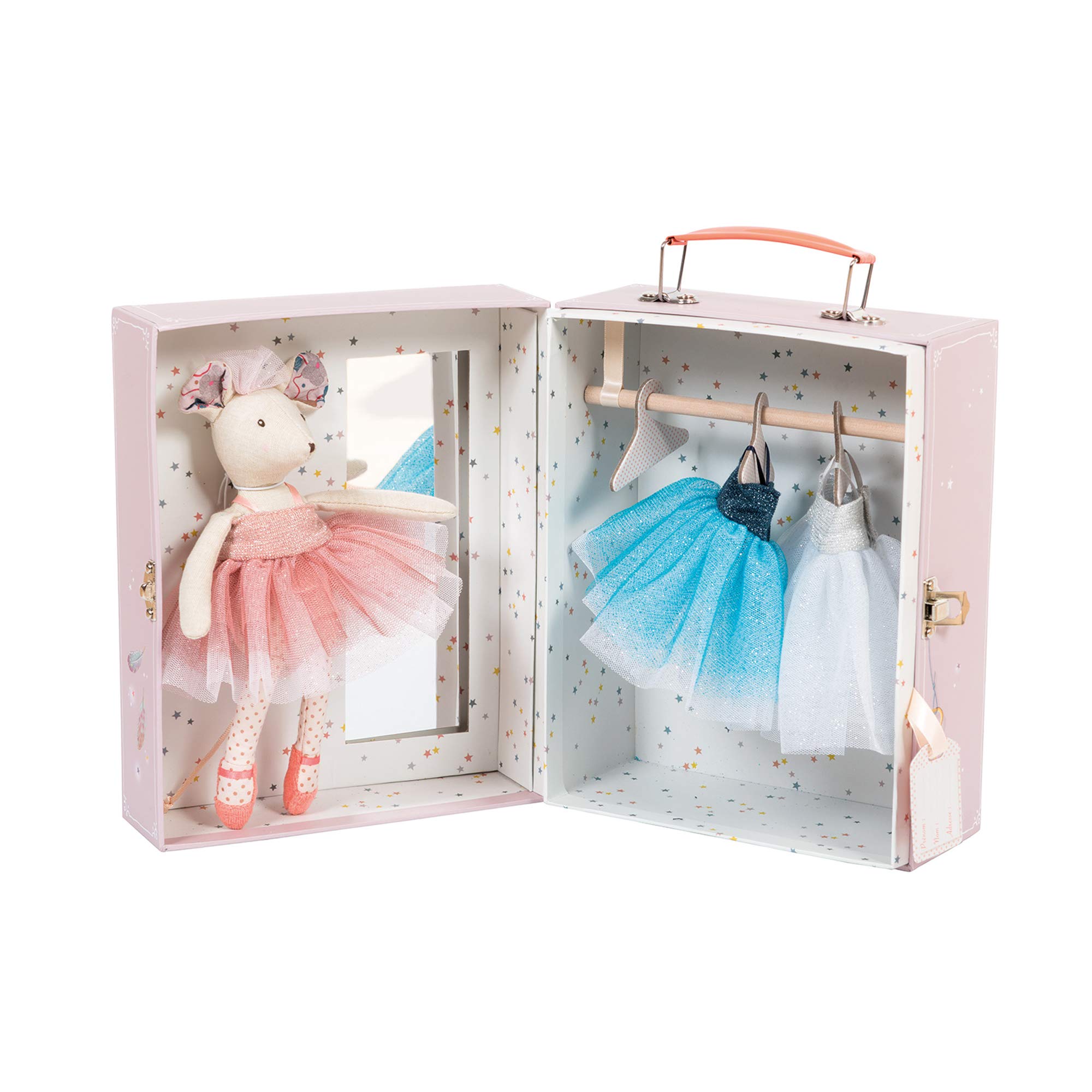 

Чемодан Moulin Roty Ballerina Mouse (Комплект багажника)