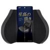 Nishiki Sangyo Tomboy Suede Soft Synthetic 3D Waist Cushion, Mesh, Leather, Suede-Like, Support, Black, SD-2346