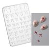 Flower Nail Art Silicone Mold 3D Butterfly Embossing Gel Print Stencil Nail Carving Template Tool for DIY Nail Art Decors