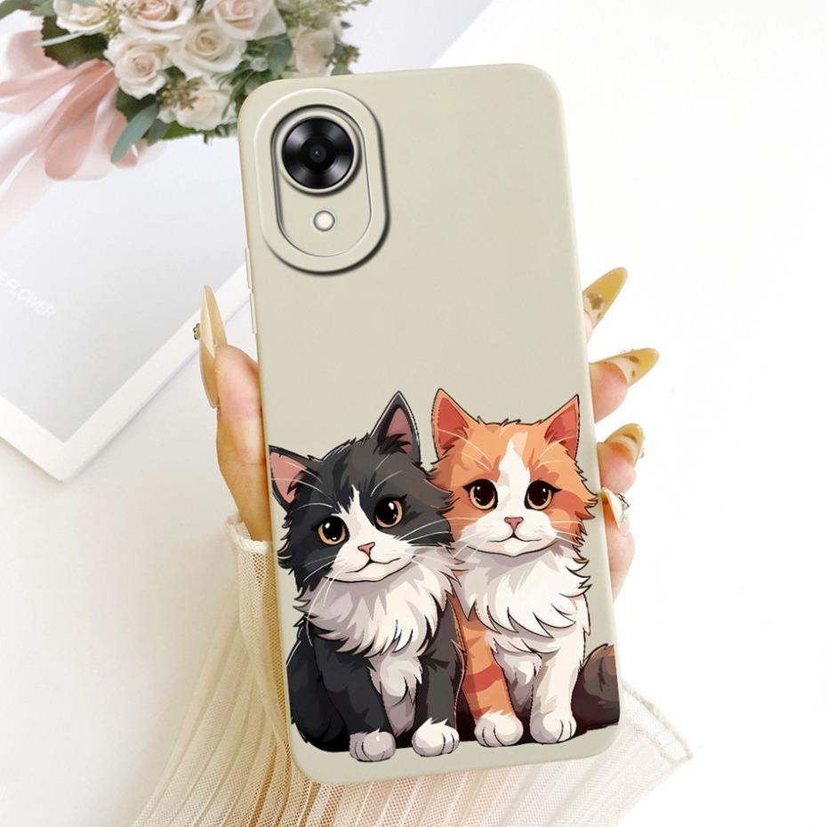 New Fashion Phone Case For OPPO A17K A17 Soft Silicone Cases For Oppo A17 A17K CPH2471 CPH2477 Shockproof Covers Bumpers