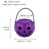 Halloween Candy Bowl Decorations  Black Plastic Cauldron Bowls with Iron Rack, Halloween Party Decorations Candy Bucket
