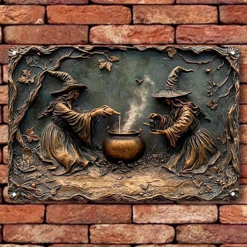 

2D плоский деревянный знак 30*20 см винтажная ведьма алхимия квадратный деревянный декоративный знак, идеально подходит для бара, ресторана, гостиной декор и многое другое, декоративное 30*20cm