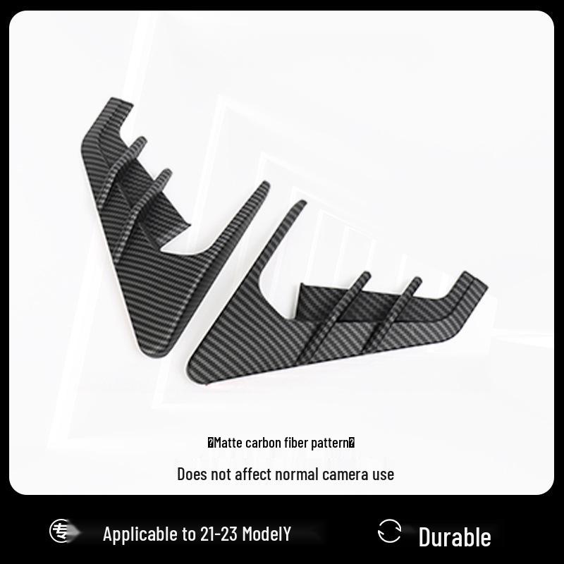 Tesla Model 3/Y Fender Camera Carbon Fiber Side Cover Sticker