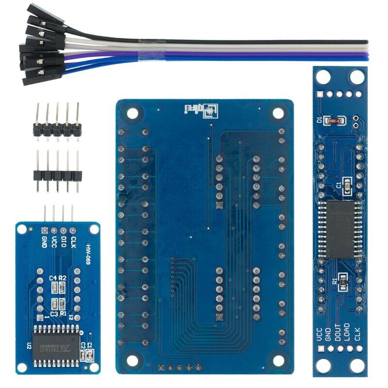 TM1637 4 bity/TM1638/MAX7219 8bitový digitální LED zobrazovací modul 7segmentový 0,36palcový hodiny ČERVENÁ anodová trubice Čtyři sériový ovladač