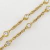 Chanel COCO Mark Necklace Vintage Plated Gold/Rhinestone 37g Women Used