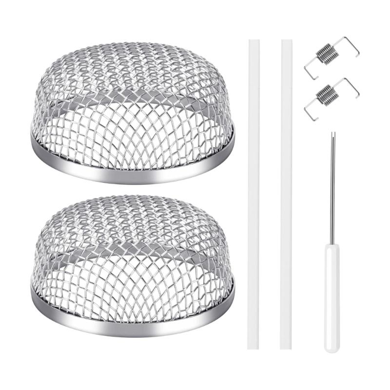 Premium Stainless Insect Screen For RVs Vents With Multi Size Option And Easy Installation Kit Trailer Vent Cover