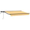 Manual Awning Frame with LEDs Sand 3.5 X 2 M