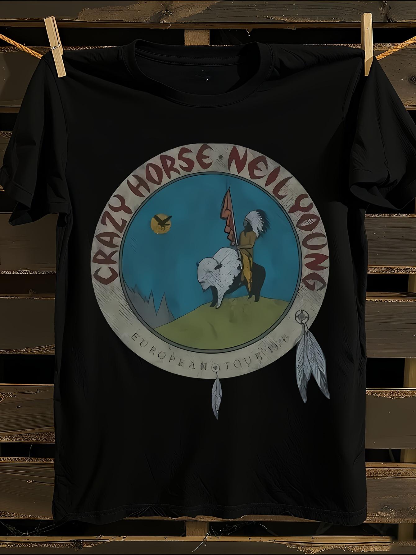 Vintage Tshirt Vintage 1976 Neil Young Crazy Horse Tour T... L