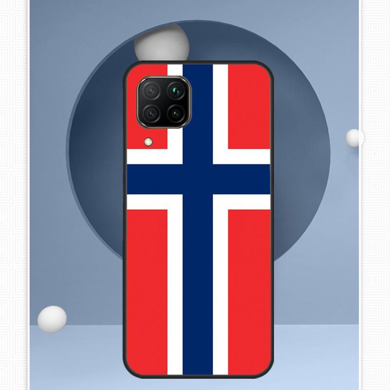 Norway Flag For Huawei Nova Y72 Y90 Y61 Y91 Y60 Y70 12s 12i 11i 8i 9 10 SE P20 P40 Lite P60 P30 Pro Case