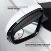 1Pair Parking Auxiliary Rain Eyebrow 360 Degrees Car Blind Spot Durable Rearview Mirror Rain Cover