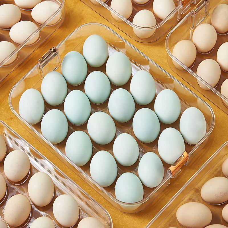 Küche Ei Lagerung Box Schublade Typ Behälter für Eier Einstellbare Zeit Organizer Fall Küche Kühlschrank Anordnung