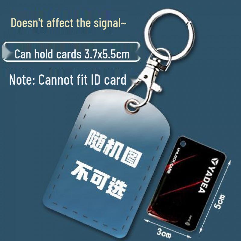 Mini Community Card Case Keychain - ICID Access Protective Sleeve & Bus/Elevator Holder