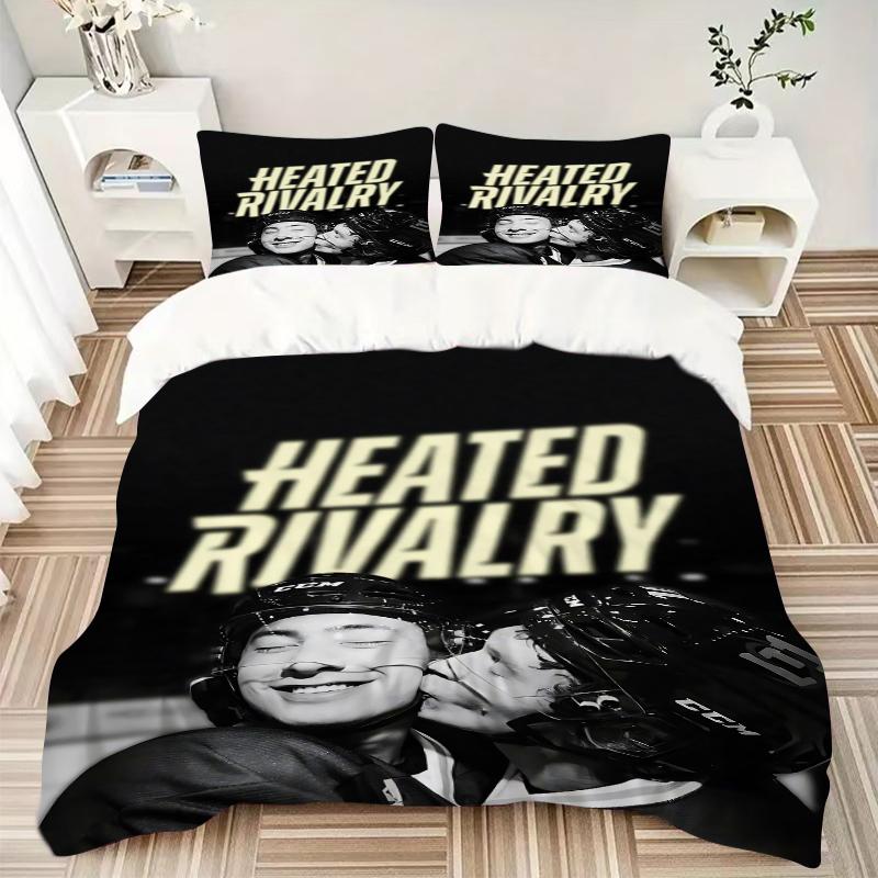 3Pcs Hockey Romance Bedding Sets For All Sizes New 3D Printed Bed Cover Comforter Duvet Cover Pillowcase Bedroom Decoration