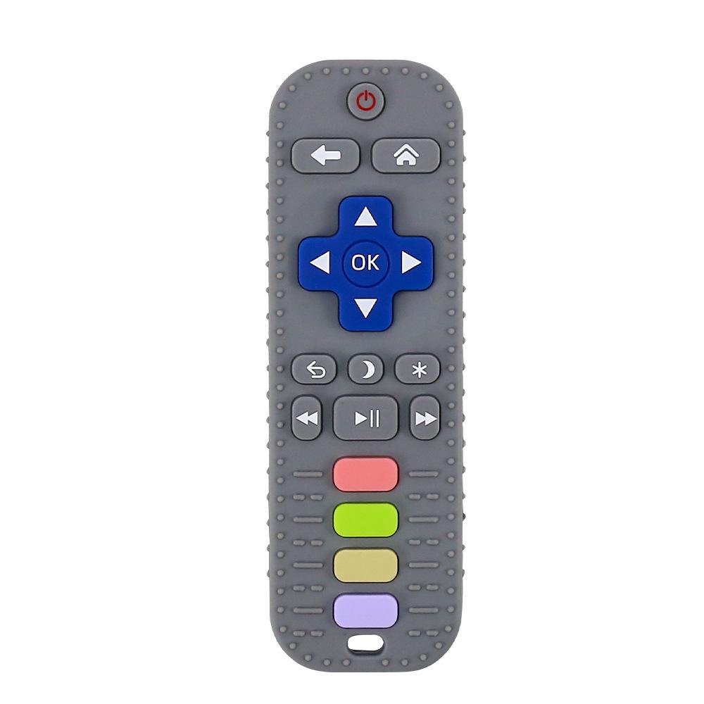Silicone Teether Remote Control Toy for Babies 6+ Months
