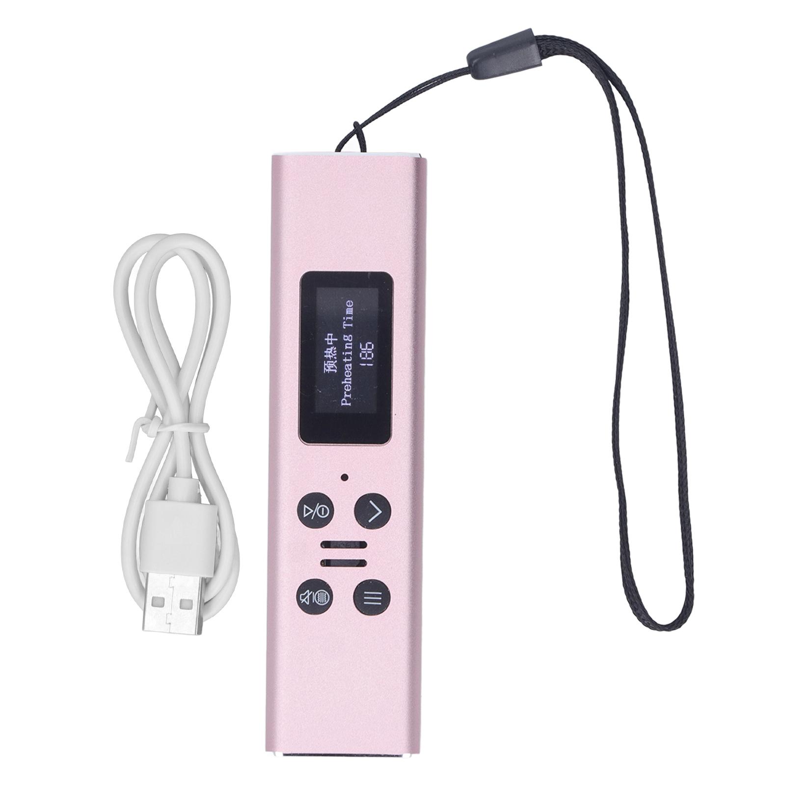 

Тестер качества воздуха, тестер температуры и влажности, домашний монитор TVOC с цифровым дисплеем для офиса розовый