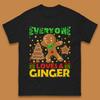 Dabbing Gingerbread Christmas Mens T-Shirt Womens Tops Tees