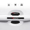 8PCS Fibra de Carbono Manija de Puerta de Coche Tazón Cubierta Antiarañazos Protector Pegatinas