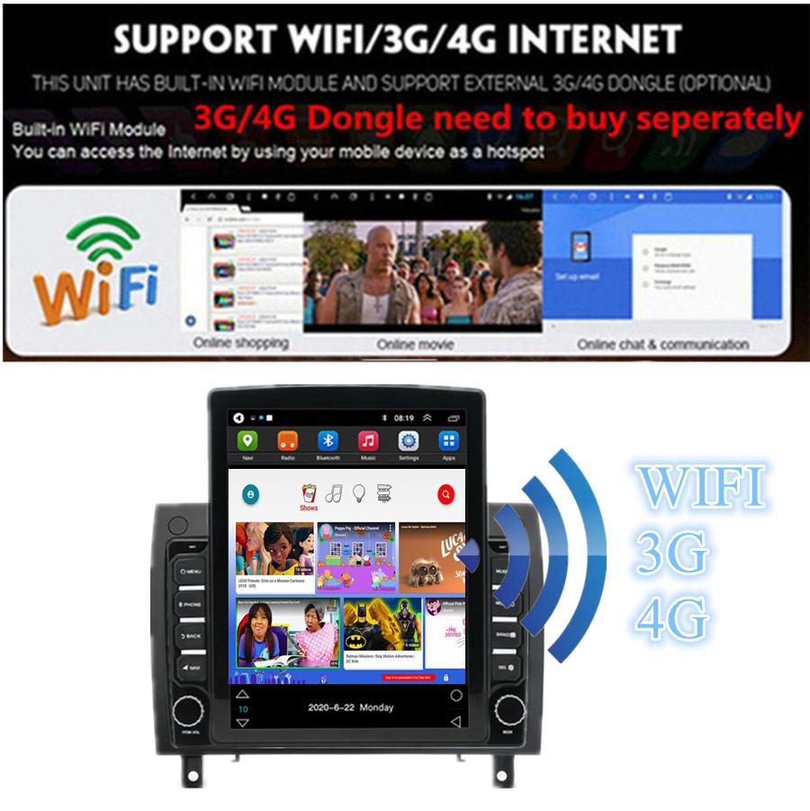 9.7" 2+32G Stereo Radio GPS WiFi Support For Benz SLK Class R171 Carplay 2004-10