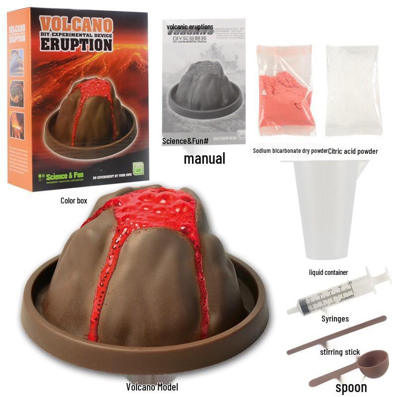 

Набор для научных экспериментов «Извержение вулкана» для детей