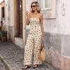 French Holiday Polka Dot Sleeveless Bandeau Jumpsuit (2026 Collection)