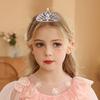 Anytop Haaraccessoire Krone Diadem Kinder Mädchen Haarschmuck Haarreif Spange Fotoshooting Party Shichi-Go-San Hochzeit Volljährigkeit Geburtstag Braut Haar