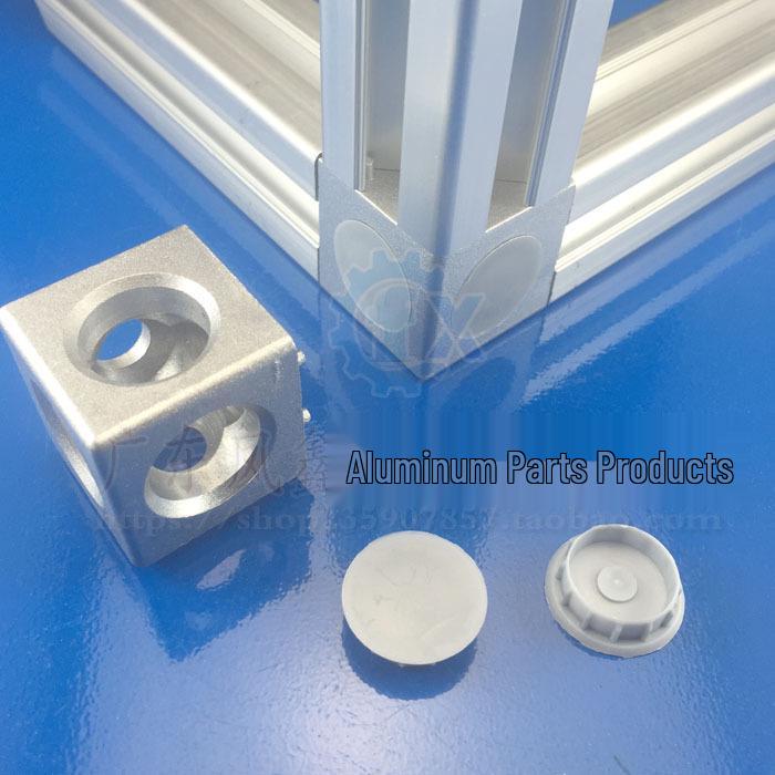 Standard Euro 3030/4040 Aluminiowy Trójstronny Złącze Kątowe Prawidłowe do Profili Przemysłowych