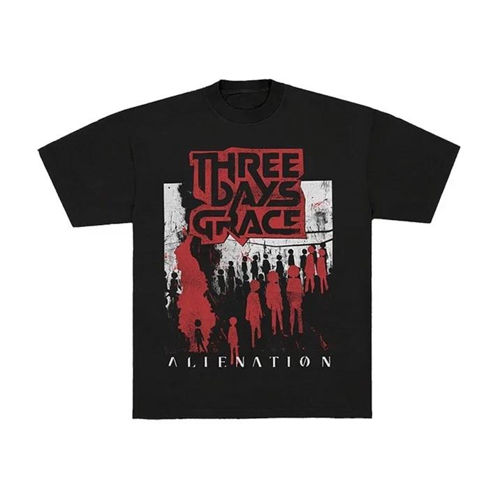 Three Days Grace 2026 Alienation Tour T-shirt S-5XL Unisex Full Size 2XL