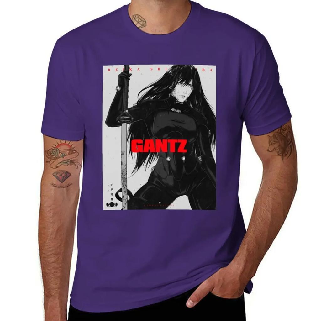 Sweat Unisexs Big and Tall T Shirts Reika Gantz TShirt Oversized Customs Graphic Harajuku Oversized Clothing Summer Funny Style