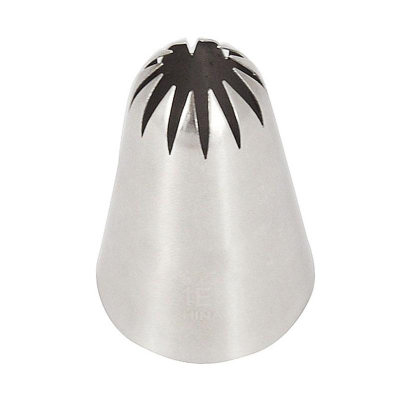 BCMJHWT #1E Cream Piping Nozzle Decor Tip Large Size Cream Flower Rose Icing Tips Nozzles Cake Fondant Baking Tool Cupcake Decor