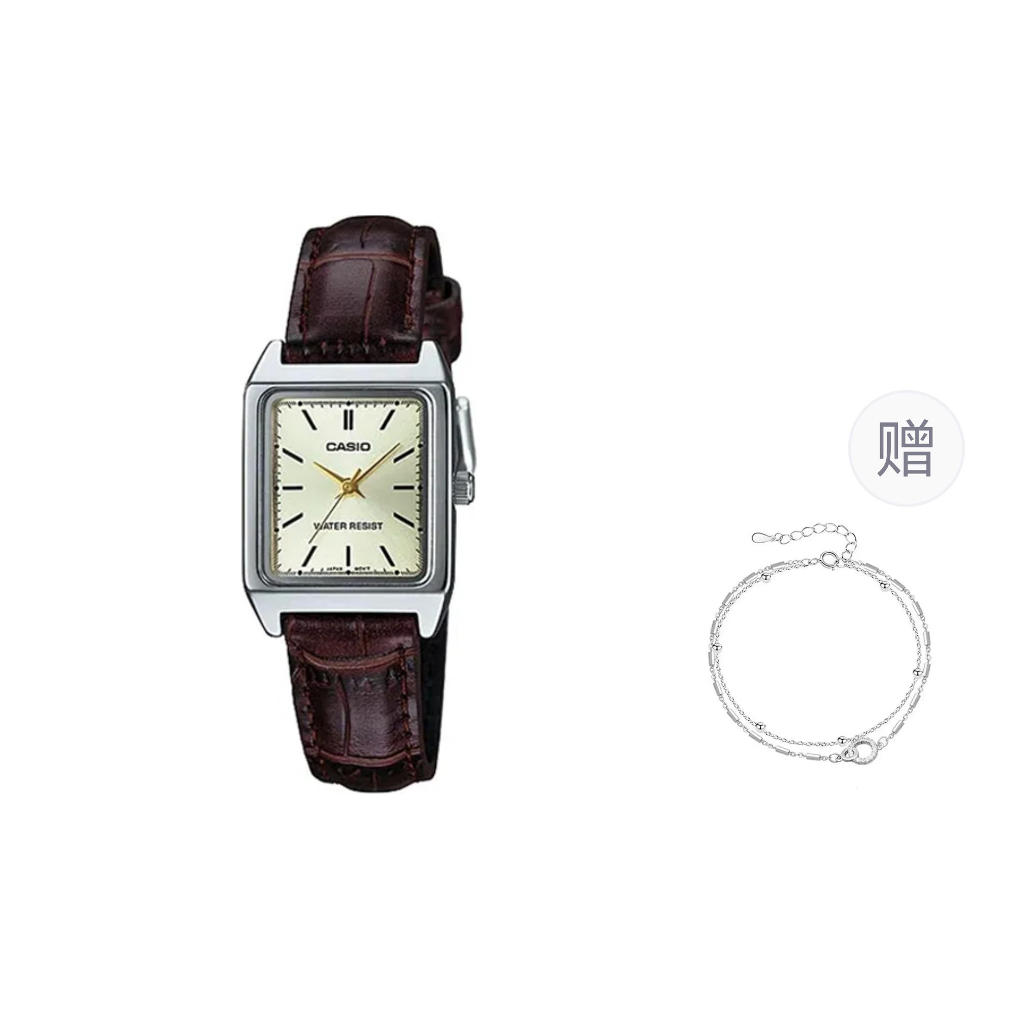 CASIO Women s Gold Watch LTP-V007L-9E- Gold