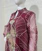 NC132 Embroidered Mesh Abaya Dress - Dubai Style