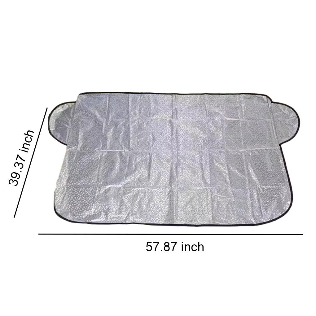 Front Car Snow Cover Windshield Outdoor Anti Ice Windscreen Automobiles Protection Summer Sunshade Protector Three