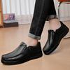 Fashion WAERTA Genuine Leather Shoes Men Loafers Soft Cow Leather Handmade Casual Shoes New Male Footwear Black Slip-on Zapatos Hombres