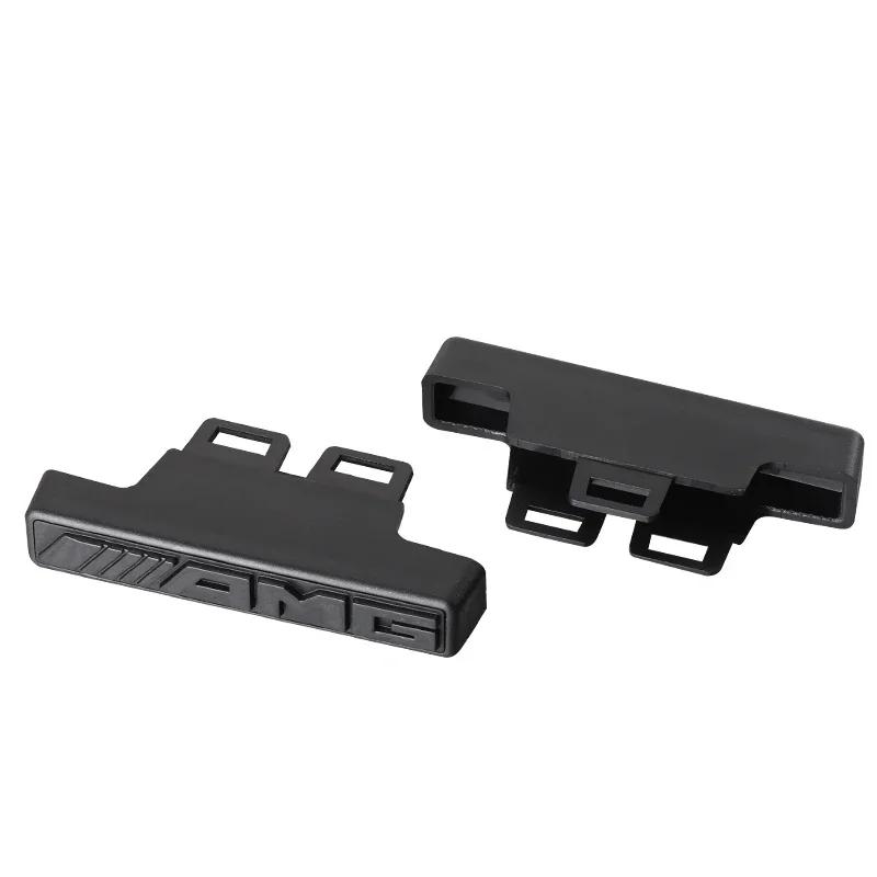 

New For Mercedes Benz 3D Car ABS AMG Emblem Front Grille Badge Sticker Decoration for Mercedes Benz A B C E G Class GLA W176 W21 1pcs