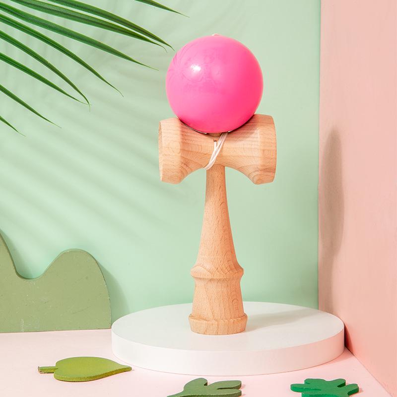 Kendama Wooden Skill Ball Educational Toy for Early Learning and Parent-Child Play