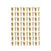 Short Expansion Screws for Cabinet Hinges, 10 Pcs Concrete Bolts Kit for Stone Partition Installation