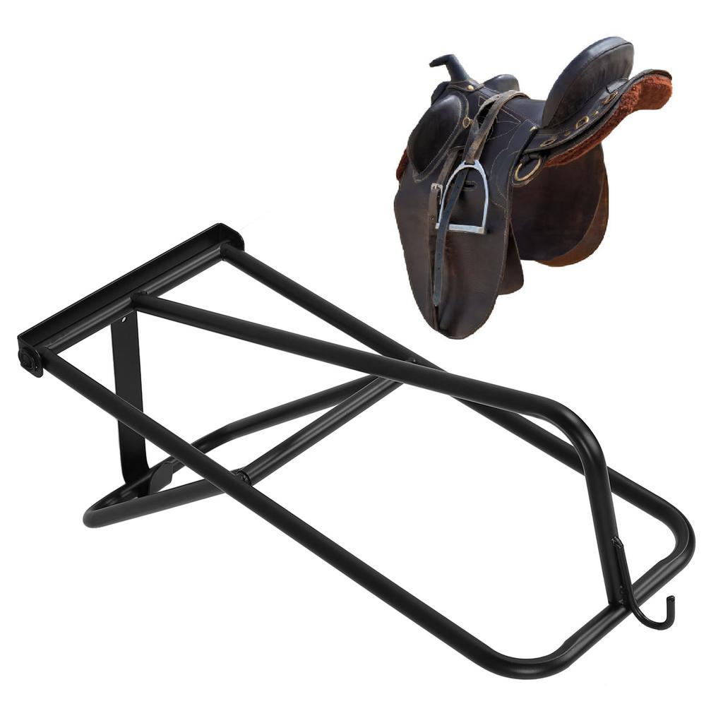 Portable Folding Saddle Rack Wall Mount Saddle Stand for Horse Tack Room Stable Barn