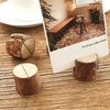 10 Pcs Wooden Crafts Photo Clip Natural Name Tag Place-Holder Table Number Vintage Seat Card Wedding Party DIY Accessories
