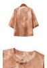 Stylish Seven-Sleeve Shirt for Middle-Aged & Elderly Women - Age-Defying Spring/Summer Fashion