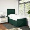 Maison Exclusive - Sommier à lattes de lit avec matelas Vert foncé 90x190 cm