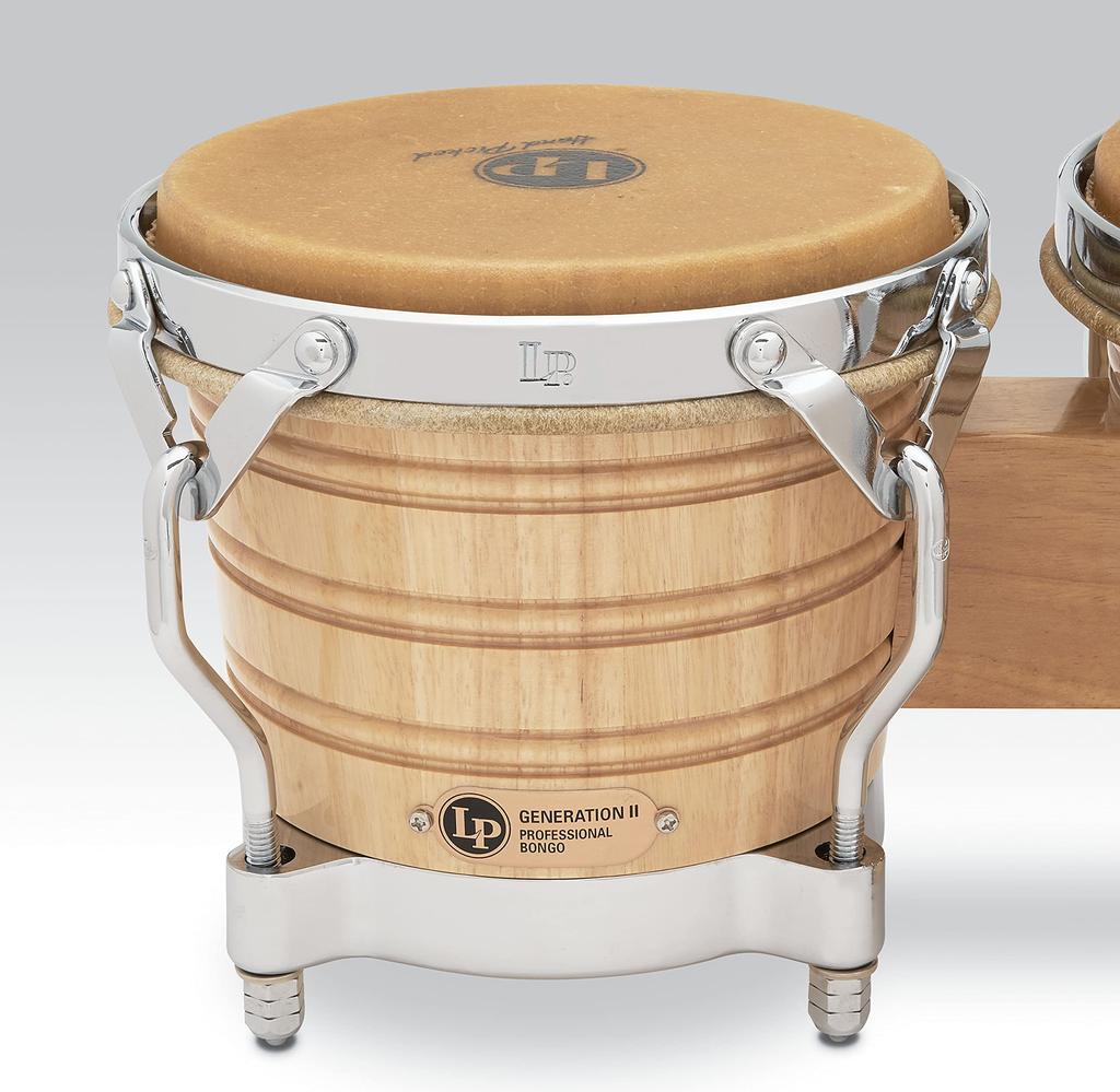 LP Bongos Generation Wood Bongos Traditional Rims II® LP201A-2