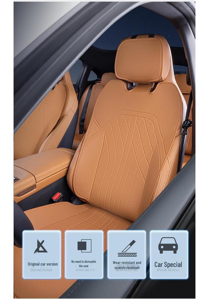 Full Coverage Seat Cushion for Mazda EZ6 - 4-Season Universal Fit Seat Cover for 25 Models