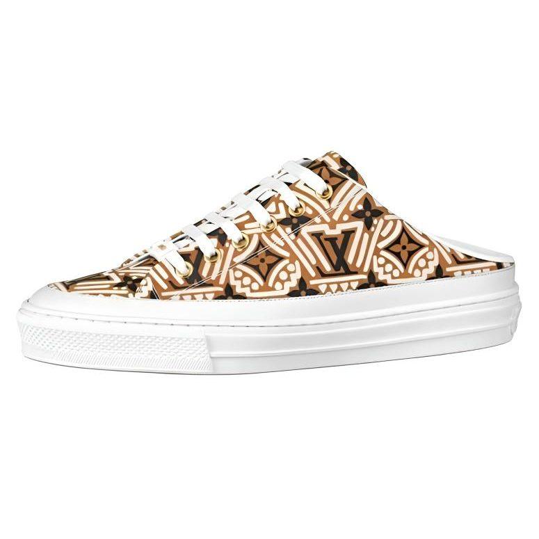Louis Vuitton Lv Crafty Stellar Mules 'Brown Black White' Women's 1A85N8