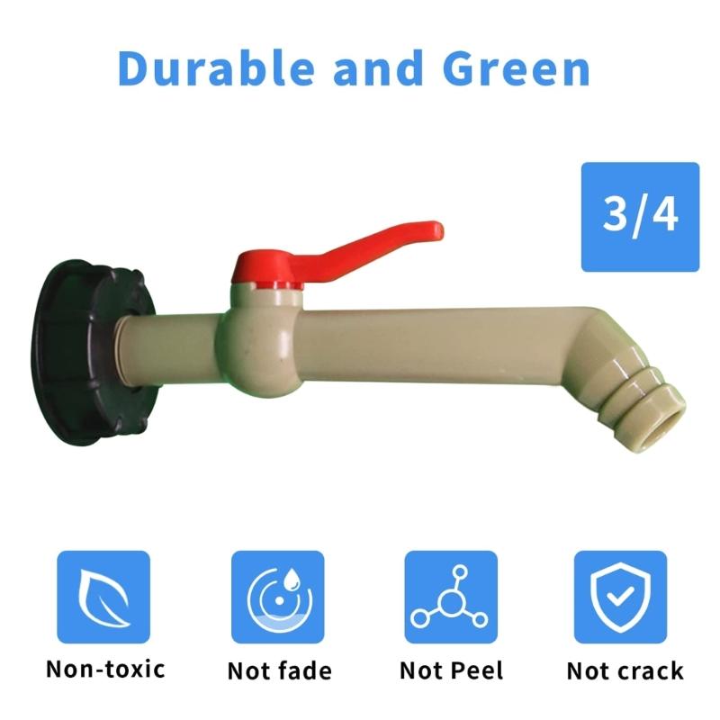 IBC Outlet Tap IBC Tank Accessories Water Tank Accessories Adapter Outlet Tap IBC Water Tank Ball Outlet Valves