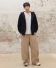 Agod 2_Way Sweat Hooded Zip-Up [Black]